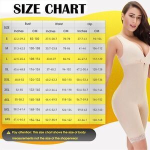 Tummy Control Body Shaper Butt Lifter Shapewear Post Surgery Bodysuit Waist